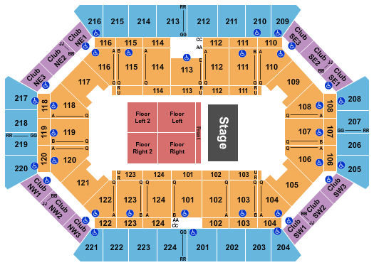 Donald L. Tucker Civic Center MercyMe Seating Chart